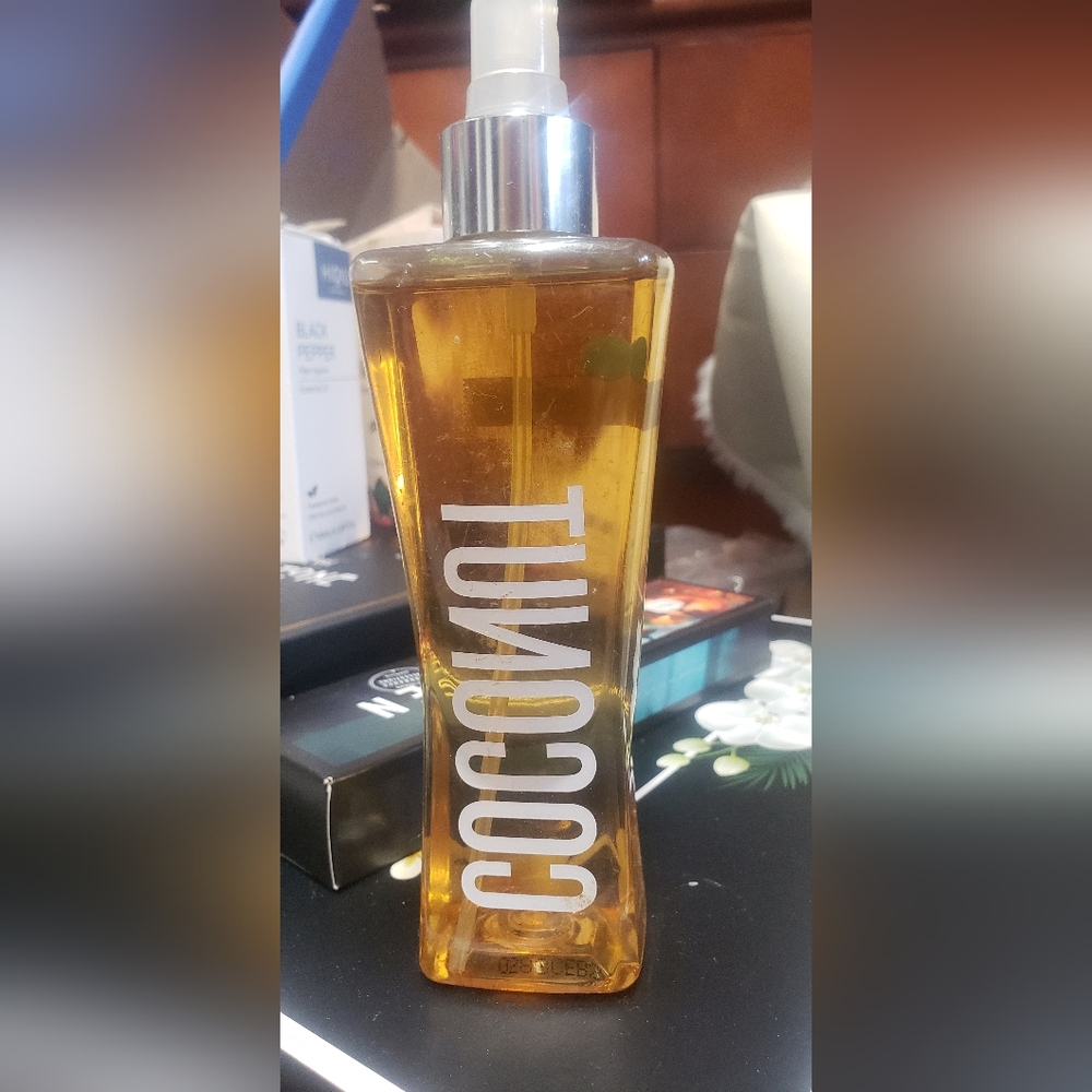 Long gone sadly. Bath and body coconut body spray and lotion